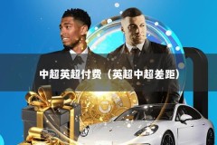 中超英超付费（英超中超差距）